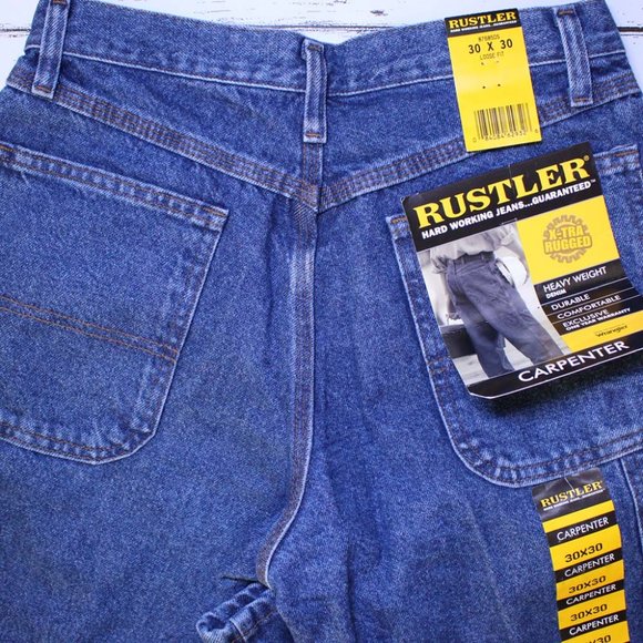 Rustler X-TRA RUGGED Heavy Weight Denim Loose Fit - Picture 4 of 15